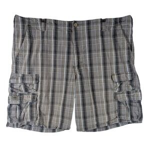 Lee Dungarees‎ Cargo Shorts Men's 44 Color mix Plaid Casual Vintage Y2K